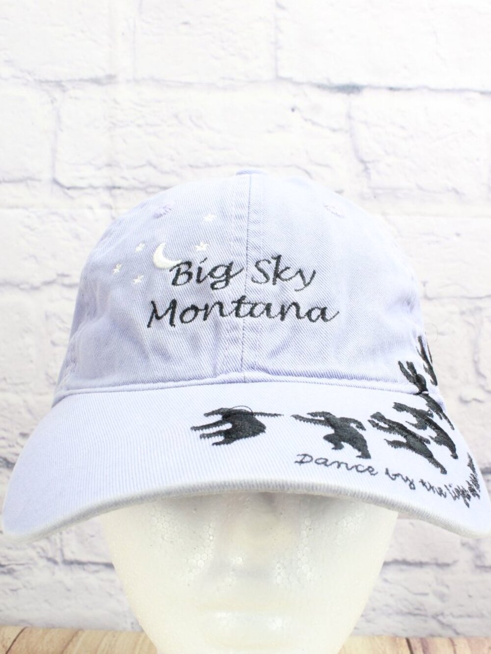 Suttons Sportswear Big Sky Montana Dancing Bears Travel Hat Cap One Size